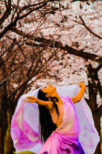 桜とベリーダンス